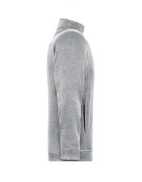 Mens Workwear Knitted Fleece Jacket Solid